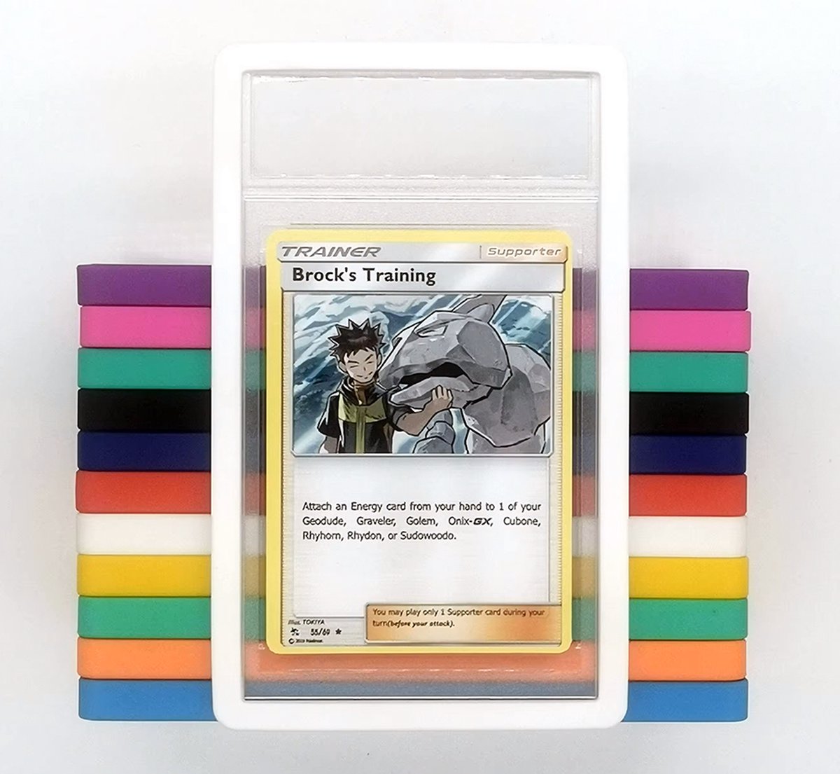 Slab beschermhoes Wit | Slab Cover | Slab | Beschermhoes | Slab Protector | PSA Case | PSA | TCG | Pokémon | Yu-Gi-Oh! | Cardgame | Trading Card Game | Lorcana | Magic the Gathering | One Piece